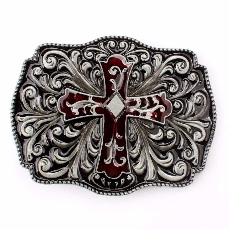 Top Trends: Cross Pattern Belt Buckle Homemade Handmade Waistband Components Shoppable Styles