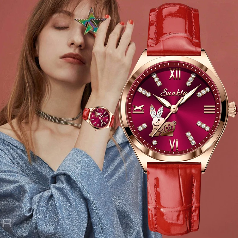 Top Trends: LIGE Women&#039;s Watches Sunkta Brand Luxury Fashion Leather Watch Women Female Quartz Wristwatches Montre Femme Relogio Feminino Shoppable Styles