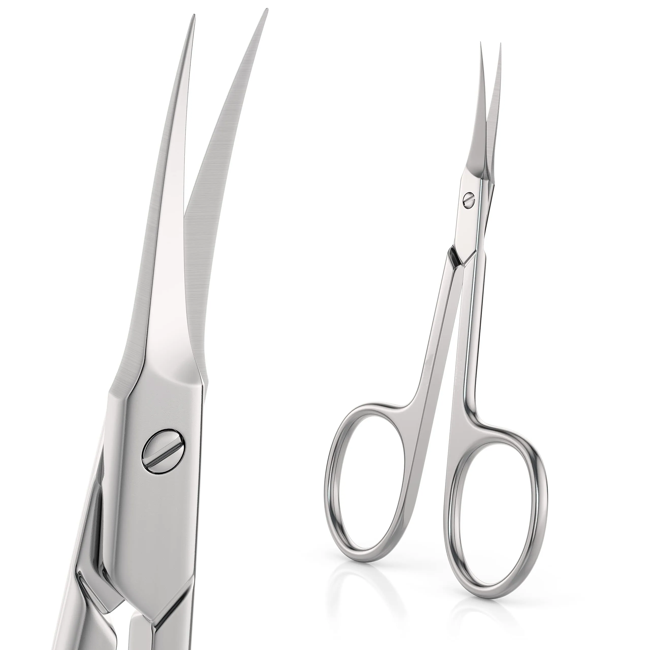 Top Trends: Professional Cuticle Scissors Curved Blade Nail Scissor Germany Pedicure Beauty Grooming Tools For Nail Eyebrow Eyelash Dry Skin Shoppable Styles