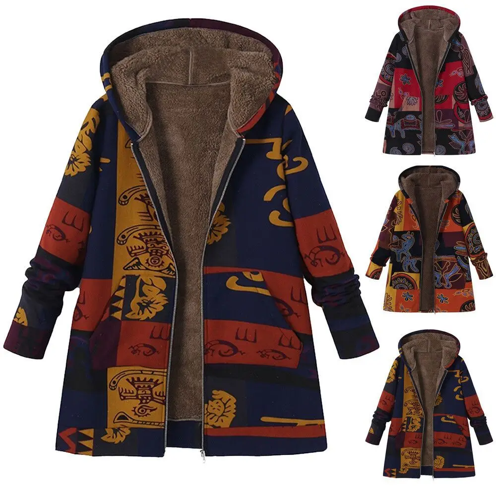 Top Trends: Women&#039;s Winter Coat Parka Hooded Padded Jacket Plush Top Retro Warmth Wholesale Plus Size Jacket Korean Fashion Shoppable Styles