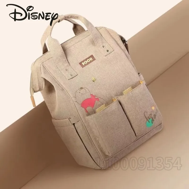 Top Trends: Disney New Diaper Bag Backpack Luxury Brand Original Baby Bag Cartoon Fashion Baby Diaper Bag Large Capacity Women&#039;s Backpack Shoppable Styles