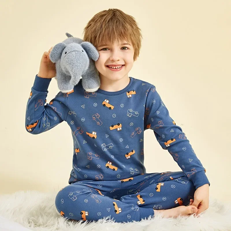 Top Trends: Children&#039;s Pajamas Set Cartoon Panda Kids Sleepwear Baby Boys Clothes Sleep Suit Cotton Pyjamas Infant Nightwear For Girls Shoppable Styles