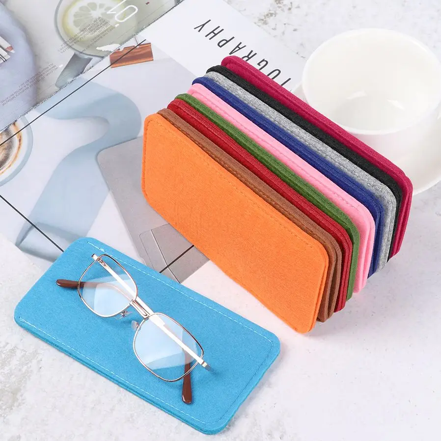 Top Trends: Soft Felt Cloth Glasses Bag Portable Sunglasses Eyeglasses Sleeve Reading Glasses Pouch Eyewear Protector Jewelry Cloth Bags Shoppable Styles