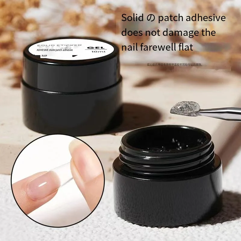 Top Trends: New Nail Solid Patch Glue Nail Patch Adhesive Super Sticky Canned Nail Patch Does Not Flow Gel Does Not Hurt Nails Shoppable Styles