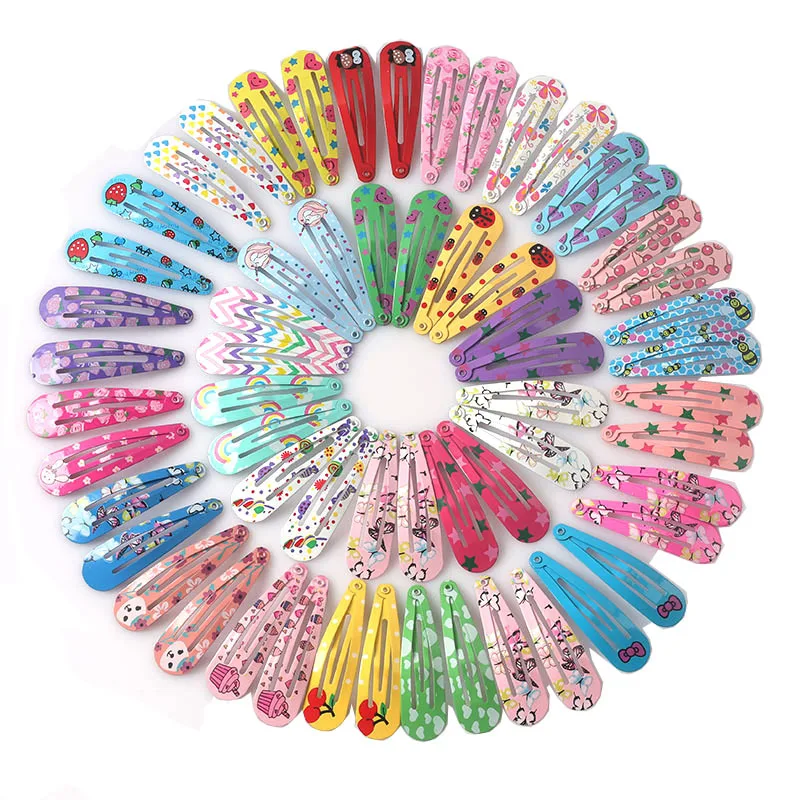 Top Trends: Cute Baby Hair Clips For Girls Children Dripping Barrettes Hairpins Metal Candy Color Korean Kawaii Hair Accessories Kids Shoppable Styles