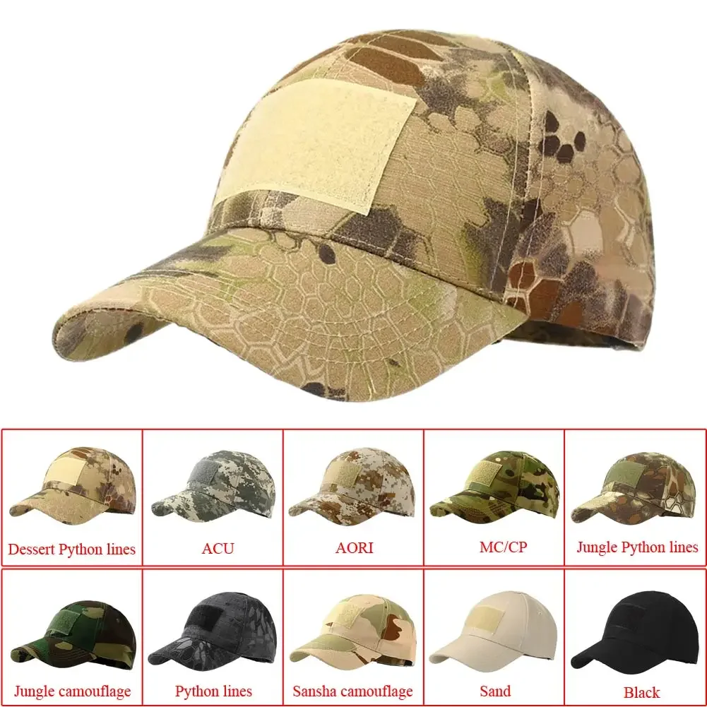 Top Trends: Tactical Army Cap Outdoor Baseball Sport Snapback Stripe Military Cap Camouflage Hat Simplicity Army Camo Hunting Cap For Men Shoppable Styles