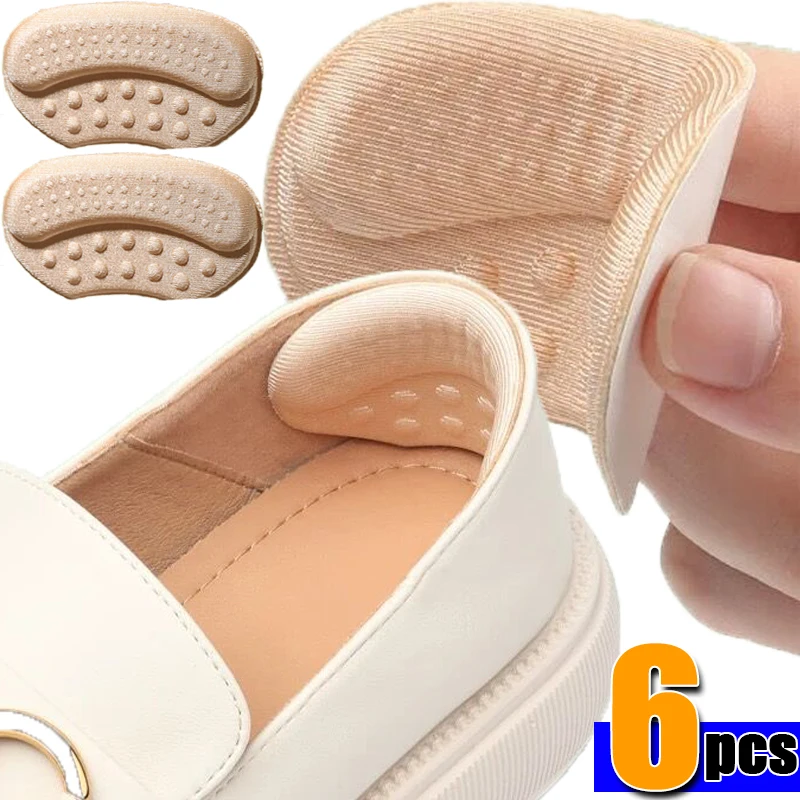 Top Trends: 6PCS High Heel Stickers Women Anti-wear Foot Care Shoe Pads Adjust Size Adhesive Back Sticker Heel Protectors Insoles Cushions Shoppable Styles