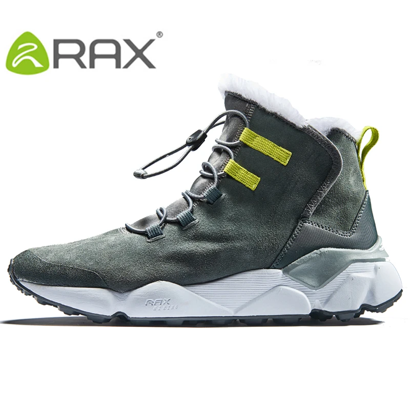 Top Trends: RAX Women Genuine Leather Hiking Shoes Outdoor Waterproof Warm Sneakers Breathable Outdoor Sports Shoes Men Walking Sneakers Shoppable Styles