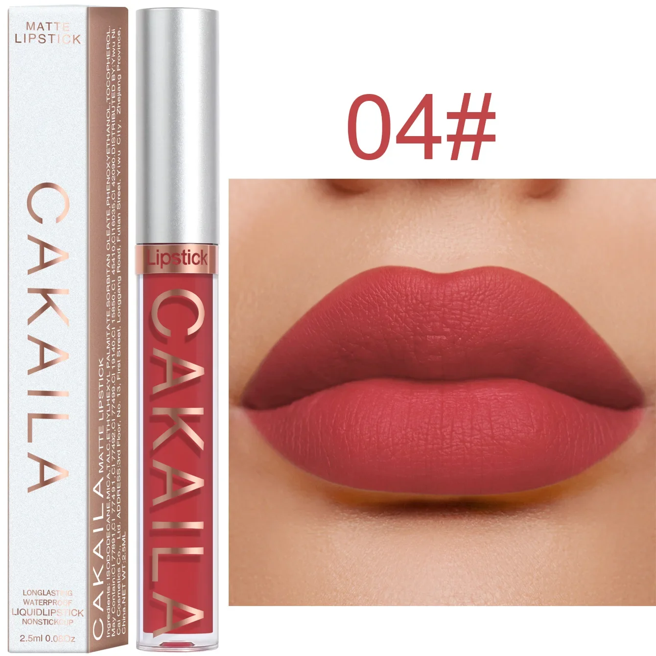 Top Trends: Matte Liquid Lipstick Waterproof Long Lasting Velvet Mate Nude Brown Red Lip Gloss Lint Tube Makeup Cosmetic Lipsticks Lipgloss Shoppable Styles - Image 6