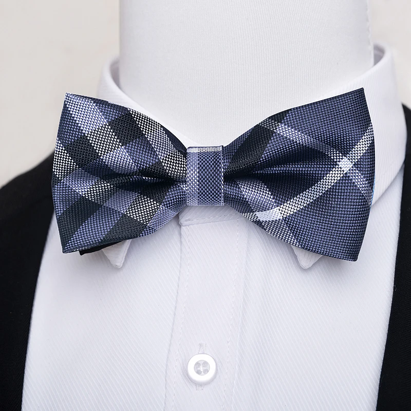 Top Trends: Fashion Brand Brand Silk Bow Tie Dark Blue Man Dot Wedding Accessories Lover&#039;s Day Fit Formal Party Shoppable Styles