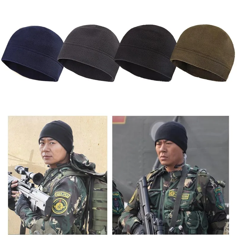 Top Trends: Unisex Warm Fleece Fabric Hats Classic Tactical Windproof Outdoor Hiking Accessories Fishing Cycling Hunting Military Men Caps Shoppable Styles