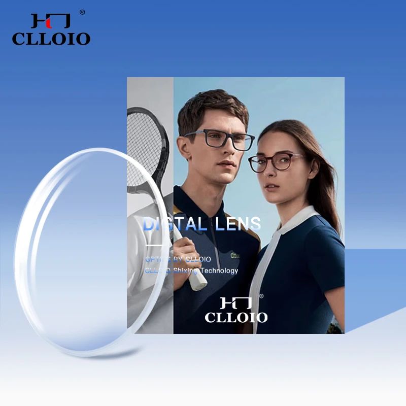 Top Trends: CLLOIO Anti Blue Light Blocking Series Myopia Prescription Glasses Lens CR-39 Resin Aspheric 1.56 1.61 1.67 1.74 Optical Lenses Shoppable Styles