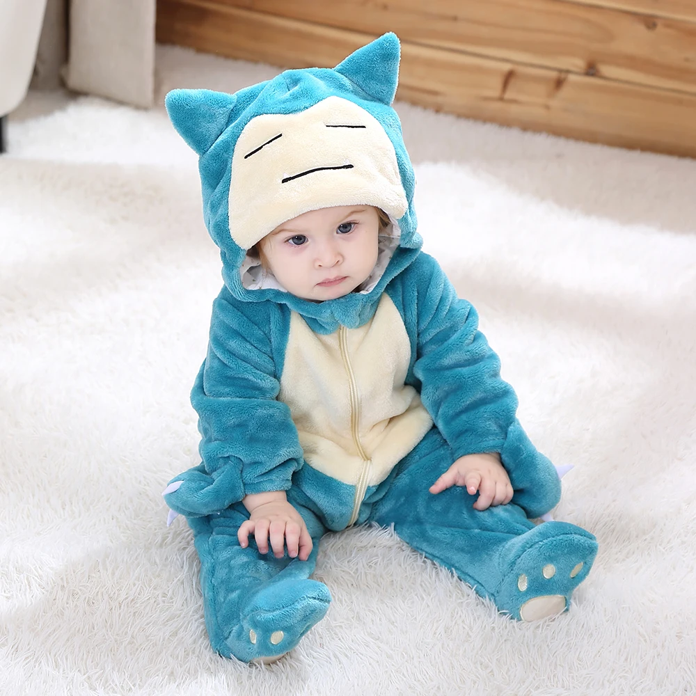 Top Trends: Pokemon Newborn Baby Clothes Halloween Funny Cute Costume Boy Girl Romper Pikachu Cosplay Bodysuit Infant Winter Snorlax Outfit Shoppable Styles