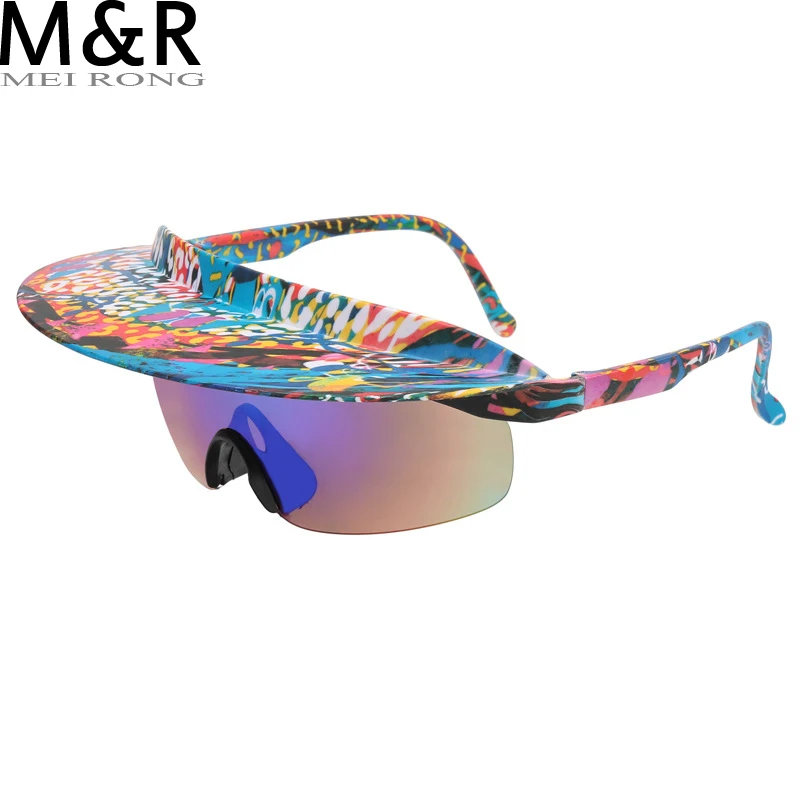 Top Trends: Cycling Sunglasses Newest Frame Goggles Glasses Brand Luxury Designer Summer Driving Sunglasses Hat Eyewear UV400 Shoppable Styles