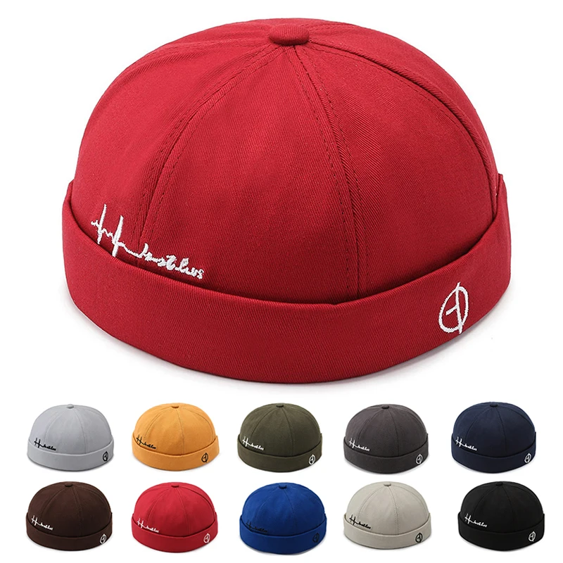 Top Trends: Fashion Men Cap Skullcap Retro Cap Beanies Hats Women Brimless Headwear Adjustable Skullcap Hat Bonnet Hip Hop Hat Helmet Cover Shoppable Styles