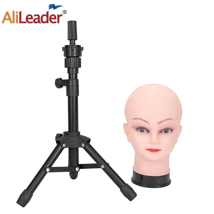 Top Trends: Wig Stand Tripod 64Cm Mini Adjustable Wig Head Holder Tripod Stand For Training Mannequin Head Stand Tripod Holder For Stying Shoppable Styles