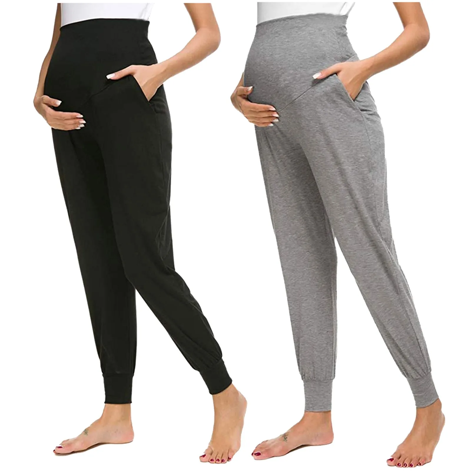 Top Trends: Maternity Pants Pregnant Women Loose Casual Pants Pregnancy Clothes Pregnancy Harlan Pants Women Workout Yoga Pants Trousers Shoppable Styles