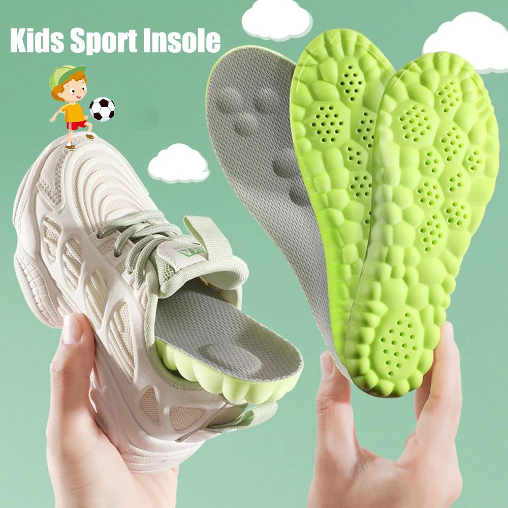 Top Trends: High Quality Sport Insoles For Children Flat Feet Arch Support Orthopedic Shoes Insoles For Kids Elastic Shock Absorber Cushion Shoppable Styles