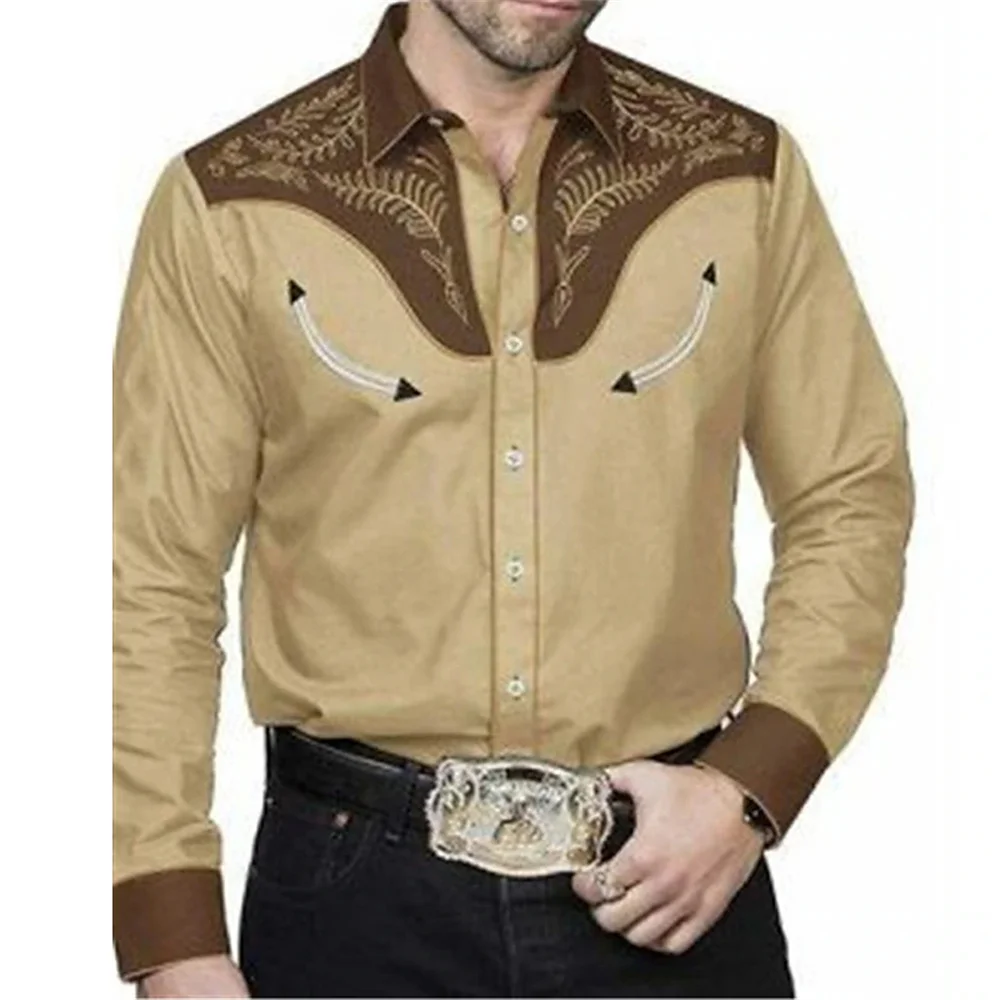 Top Trends: Men's Western Shirt Pattern Printing Snake Pattern 3D Printing Outdoor Street Long Sleeve Button Fashion Designer Clothing 2023 Shoppable Styles - Image 4