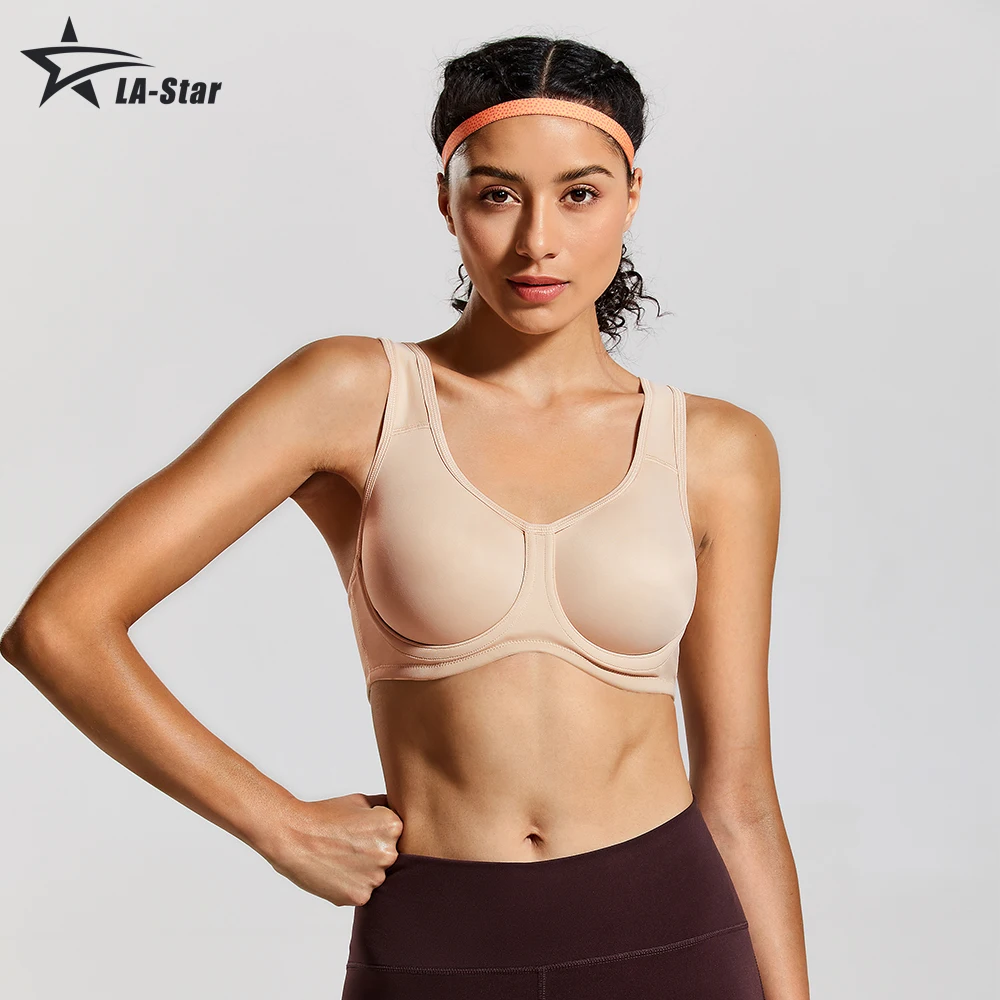 Top Trends: Sports Bra Underwear Women Max Control High Impact Plus Size Underwire Female Fitness Workout Shockproof Gym Athletic Brassiere Shoppable Styles