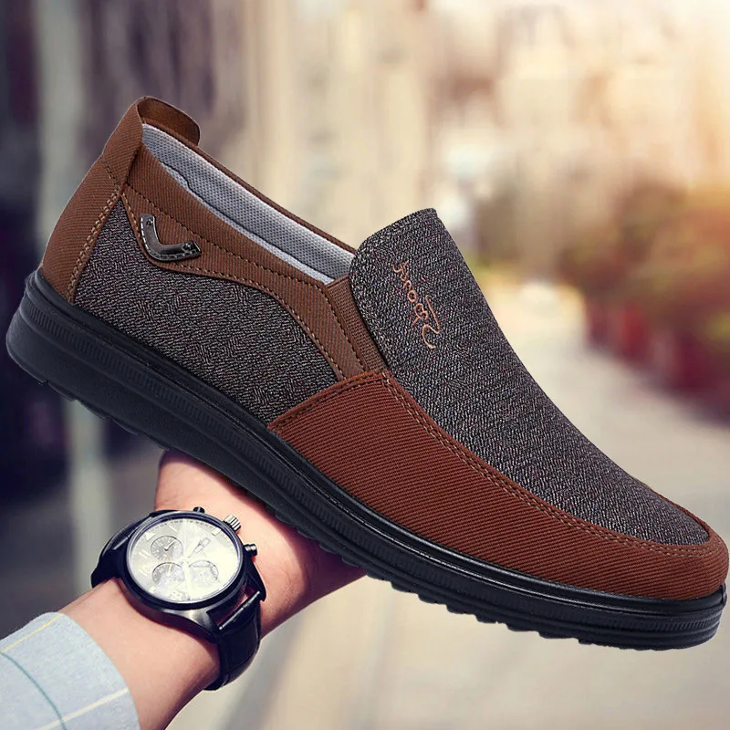 Top Trends: 2022 Canvas Shoes Men Summer Classic Loafers Men Casual Shoes Breathable Walking Flat Men Shoes Sneakers Plus Size New Arrival Shoppable Styles