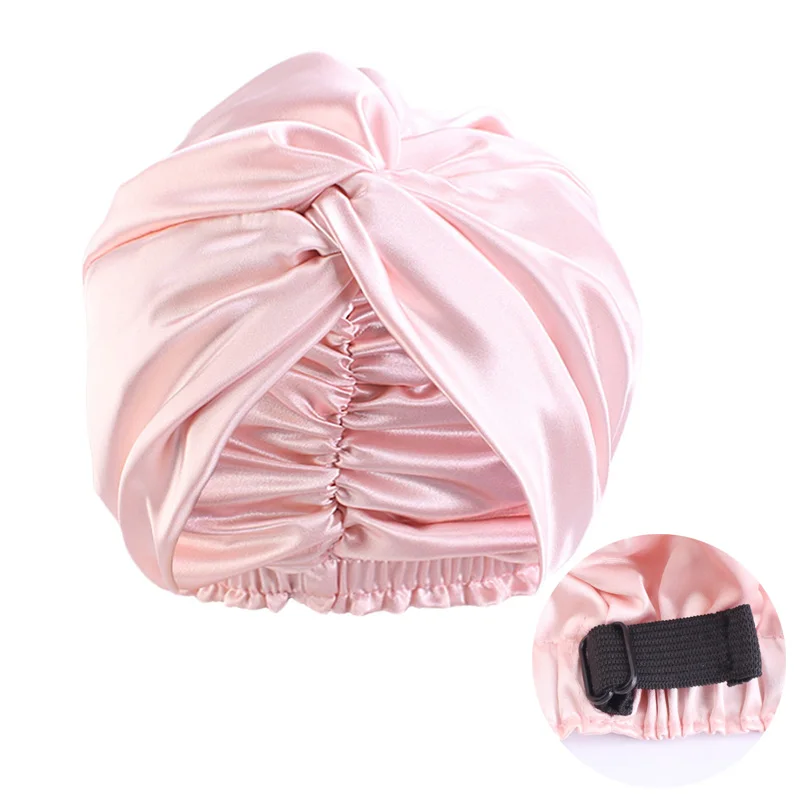 Top Trends: Women&#039;s Satin Turban Hat Soft Stretch Cross Twist Cap Double Layer Adjustable Silky Night Sleeping Bonnet Chemo Hair Accessories Shoppable Styles