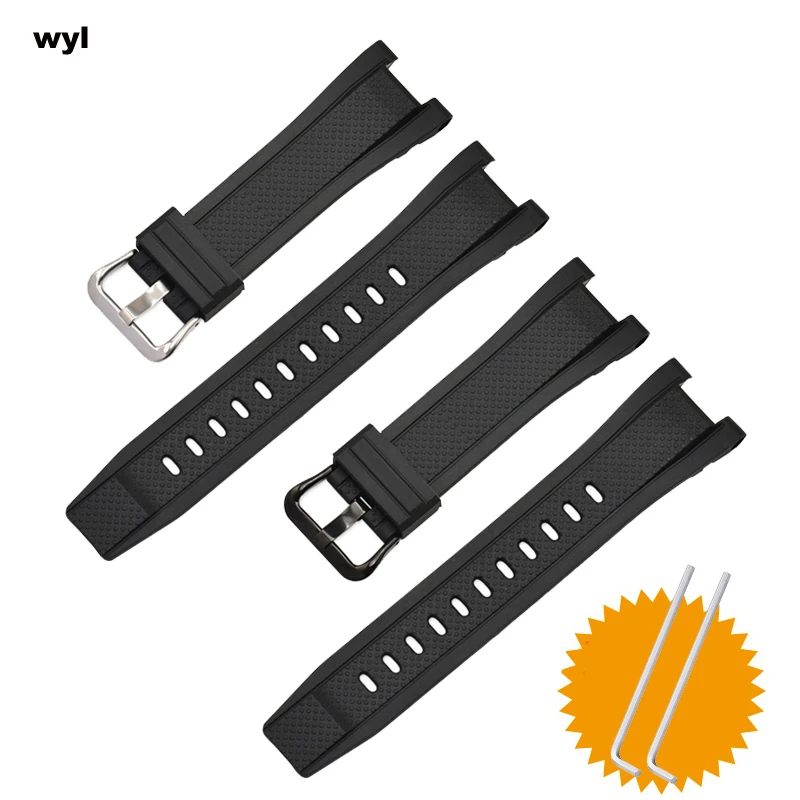 Top Trends: Watch Strap For Casio G-SHOCK Watch Strap For GST-S100 S110 S210 S300 W300 B100 Silicon Watch Band Men Straps 26 * 14mm Shoppable Styles