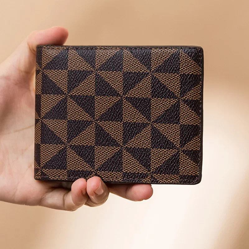 Top Trends: Men's Short Print Wallet With Fold Design And Multiple Card Slots Shoppable Styles