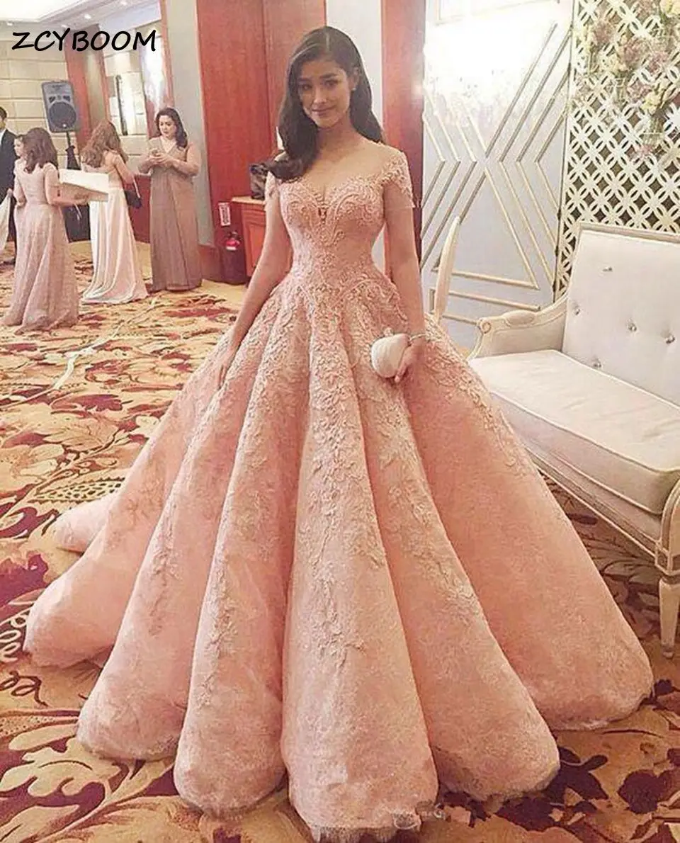 Top Trends: 2023 Pink Quinceanera Dresses Elegant Ball Gowns Sweet 16 Party Night Ceremony Of Graduation Lace Appliques Long Prom Dresses Shoppable Styles