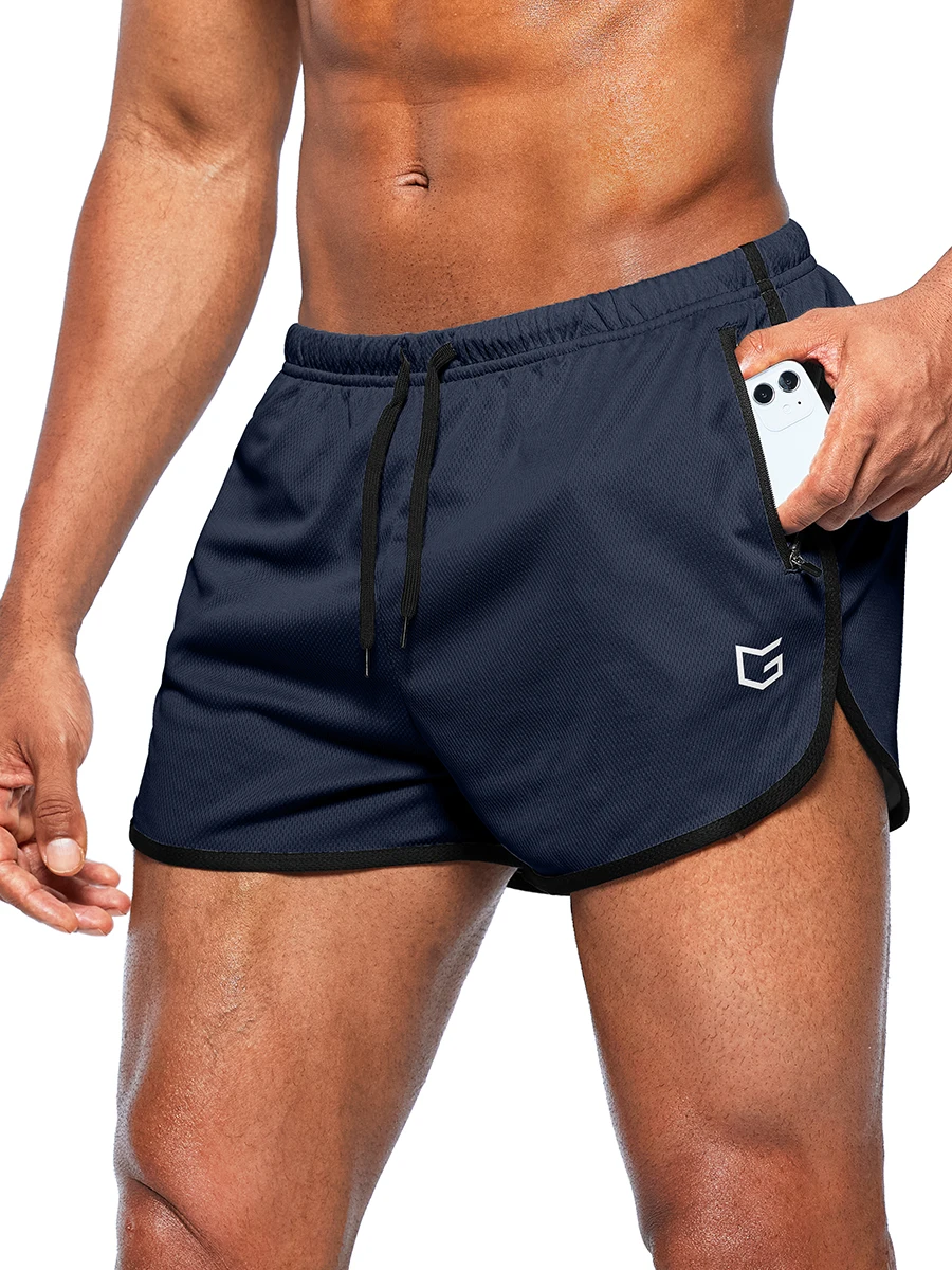 Top Trends: G Gradual Men's 3'' Running Gym Shorts Athletic Liner 2 Zipper Pockets Quick Dry Shoppable Styles