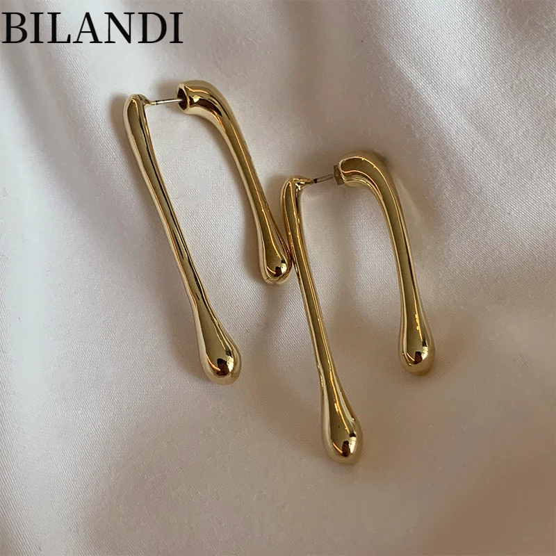 Top Trends: Bilandi Trendy Jewelry Geometric Earrings Geometric Earrings Hot Selling Drop Earrings For Women Party Gifts Shoppable Styles