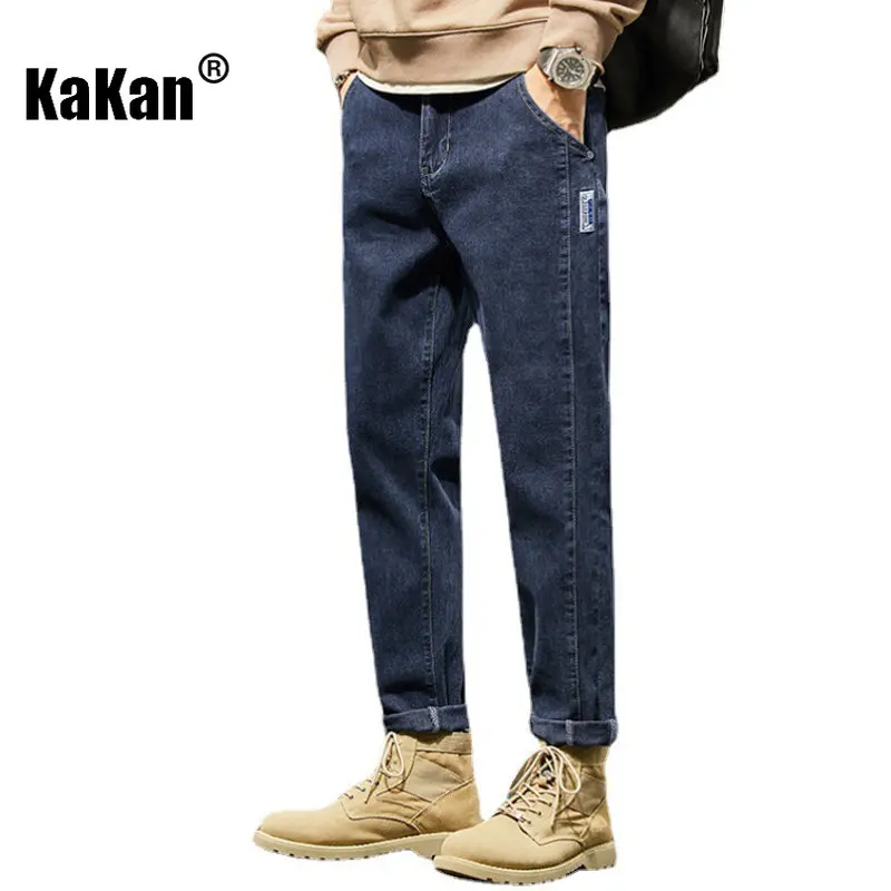 Top Trends: Kakan - Spring New Elastic Loose Straight Jeans, European And American Summer Thin Casual Jeans K03-886 Shoppable Styles