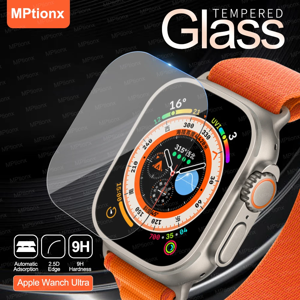 Top Trends: Tempered Glass For Apple Watch Ultra 49mm Screen Protector Anti-Scratch For Apple Watch Ultra 2 Smartwatch Shoppable Styles