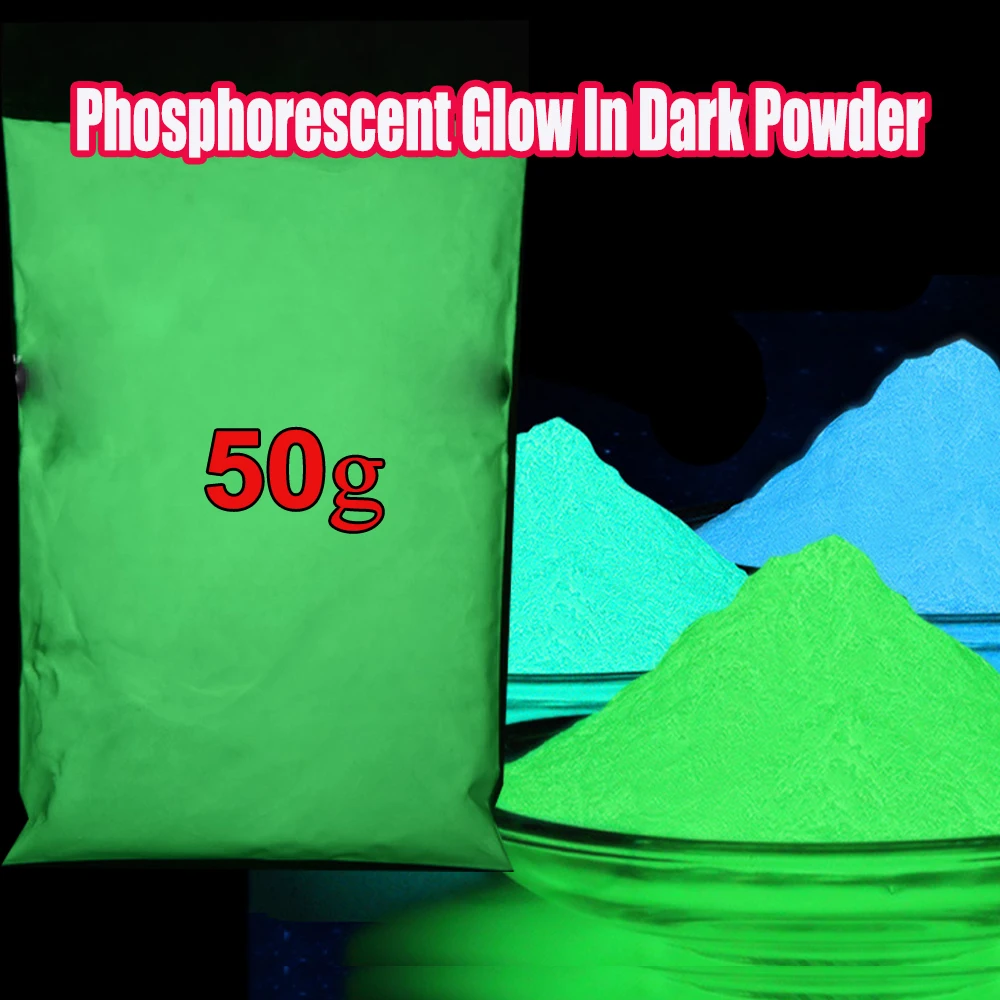 Top Trends: 50g Christmas Luminous Phosphor Nail Powder Green / Blue / Red Glow In Dark Pigment 12-Cols Face / Body / Eyeshadow Party Cosmtic Powder Shoppable Styles