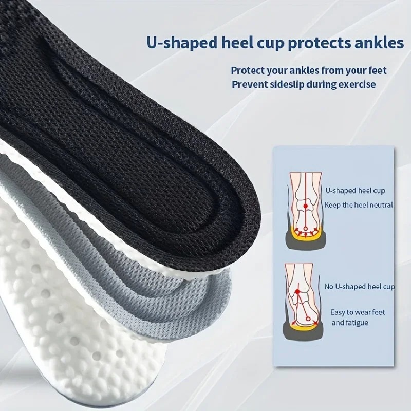 Top Trends: Orthopedic Memory Foam Sport Insoles Shoes Sole Cushion Running Shock-Absorbant Breathable Deodorization EVA Soft Pad Shoppable Styles - Image 5