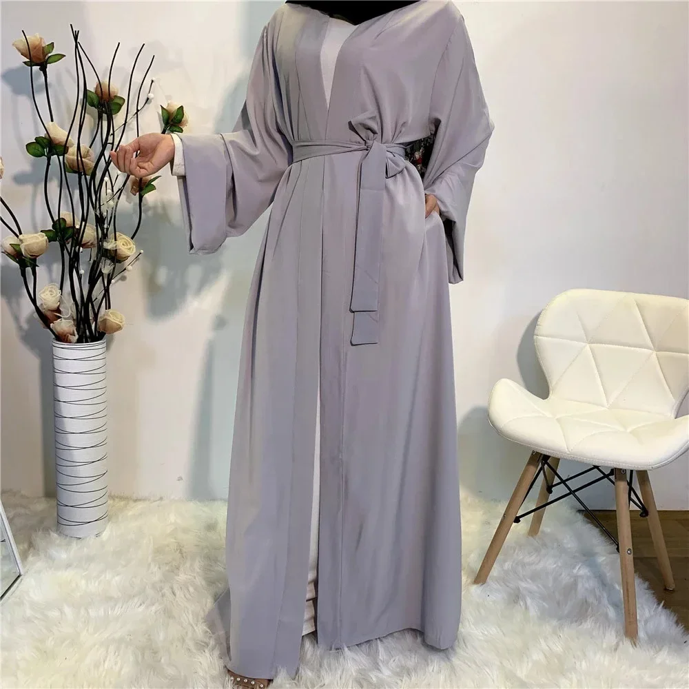 Top Trends: Kaftan Dubai Abaya Turkey Kimono Cardigan Robe Muslim Hijab Dress Ramadan Abayas For Women Caftan Islamic Clothing لباس عربي Shoppable Styles