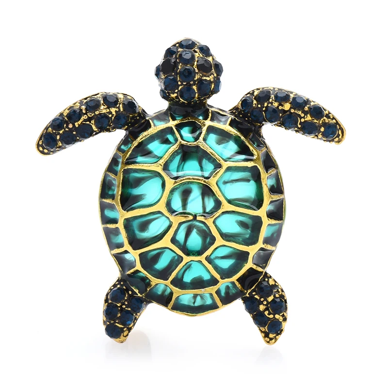 Top Trends: Wuli&baby Enamel Turtle Brooches For Women Men Lovely 3-color Animal Party Casual Brooch Pin Gifts Shoppable Styles