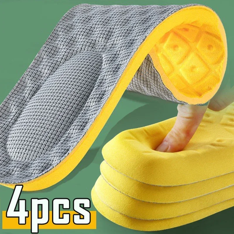 Top Trends: Latex Memory Foam Insoles For Men's Soft Foot Support Shoe Pads Breathable Orthopedic Sport Insole Feet Care Insert Cushion Shoppable Styles