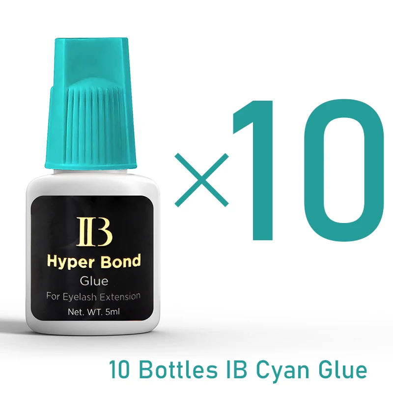 Top Trends: 10 Bottles IBeauty Hyper Bond Cyan Cap 5ml 0.5Sec For Eyelash Extensions Glue Makeup Tools Korea Beauty Health Shop Quick Drying Shoppable Styles