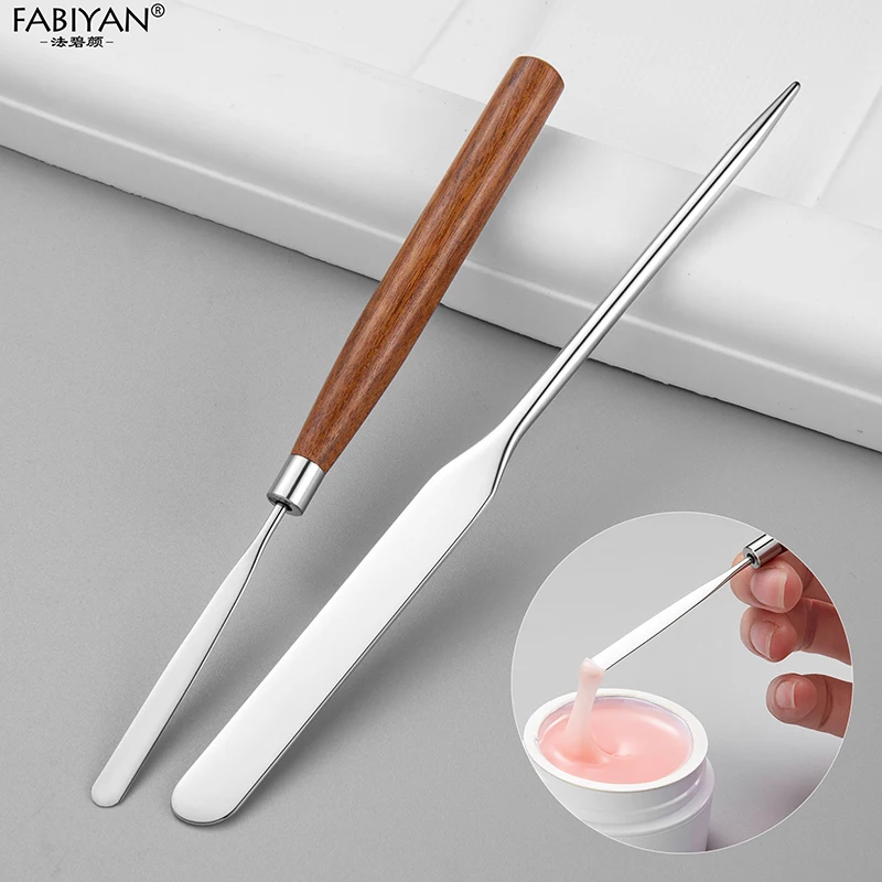 Top Trends: Spatula Stick Stainless Steel Nail Art Stirring Rod Cream Foundation Mixing Tool Makeup Accessories Shoppable Styles