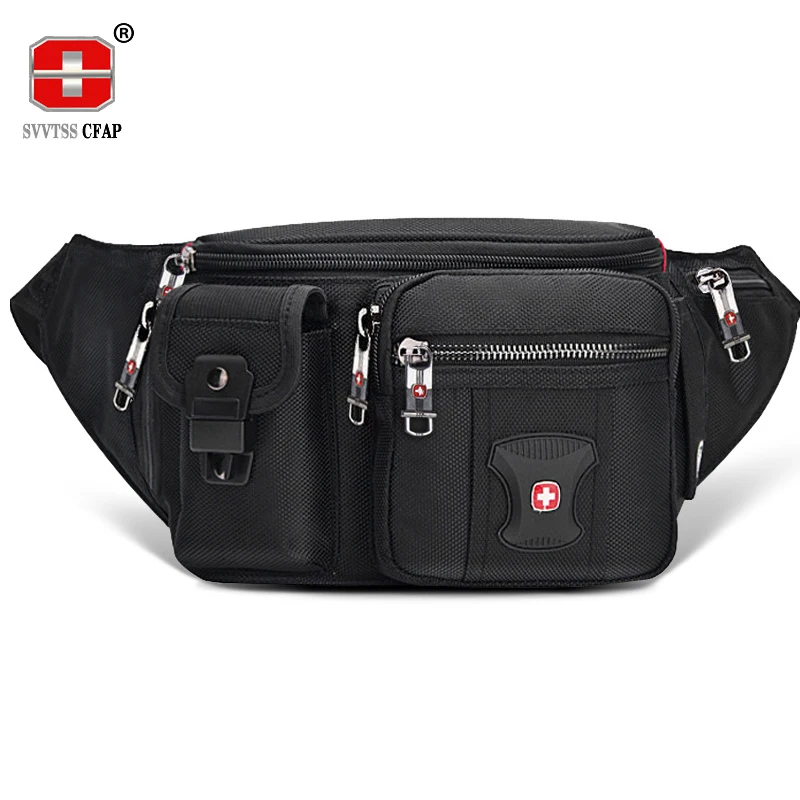 Top Trends: Multifunctional Waist Bag Belt Men Fanny Pack Casual Phone Pouch Women Black More Pockets Small Male Waist Pack Unisex Shoppable Styles