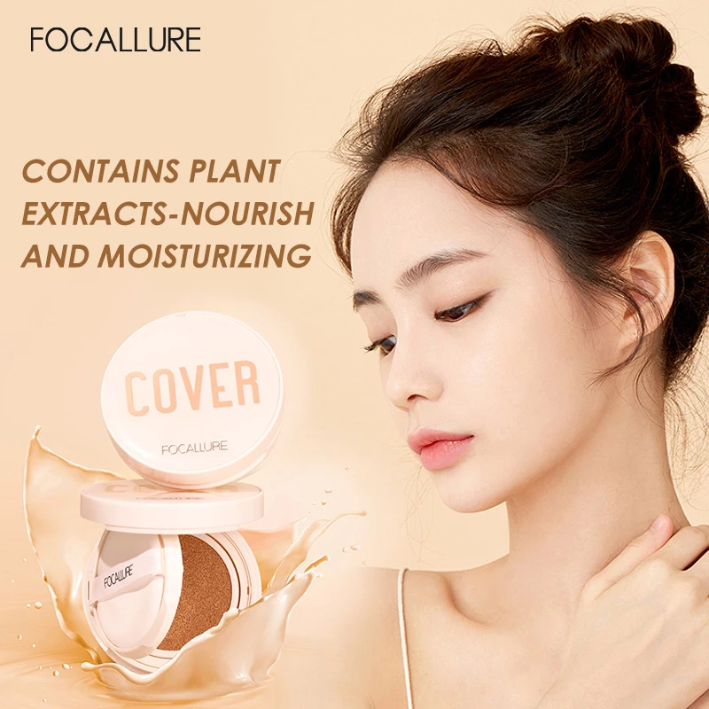 Top Trends: FOCALLURE Matte Poreless Air Cushion Full Coverage BB CC Cream Long-Lasting Moisturizing Oil Control Concealer Foundation Makeup Shoppable Styles - Image 2