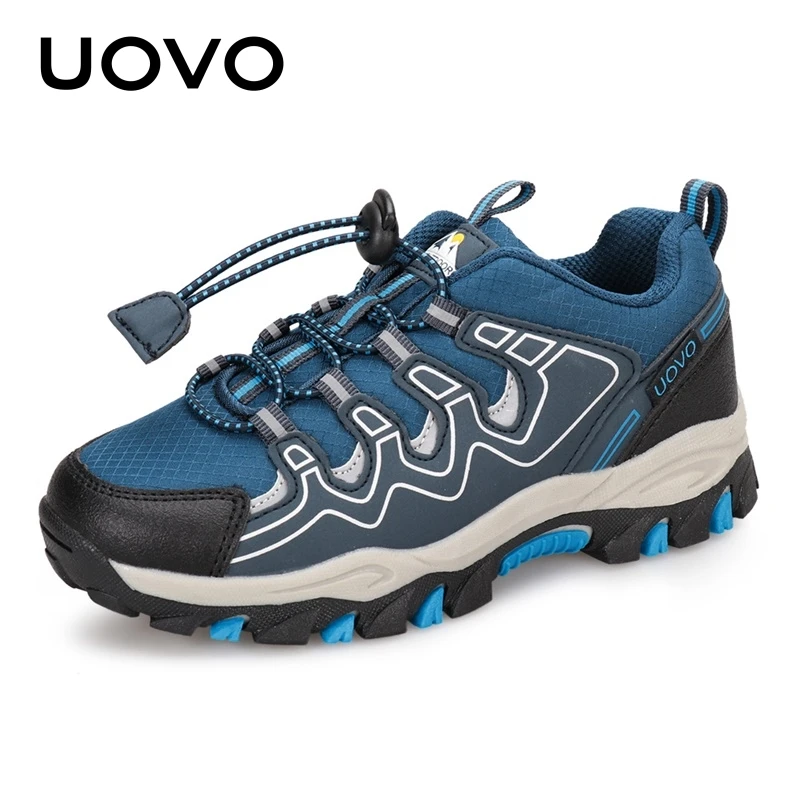 Top Trends: UOVO 2021 New Arrival Boys Sneakers Kids Breathable Children Hiking Shoes Spring And Autumn Outdoor Footwear Eur #27-39 Shoppable Styles