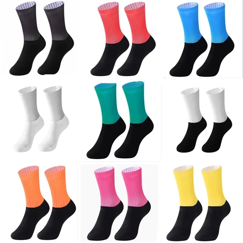 Top Trends: New Bike Team Aero Socks Seamless Anti Slip Cycling Socks Road Bicycle Socks Outdoor Racing Bike Compression Sport Socks Shoppable Styles - Image 4