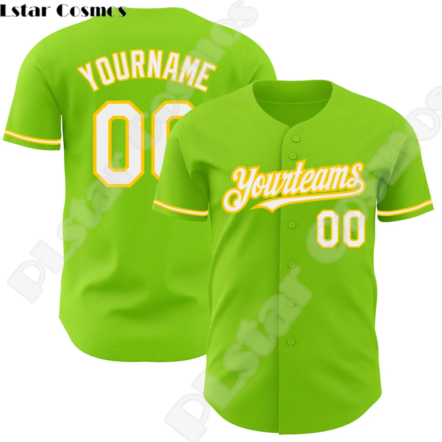 Top Trends: NewFashion Custom Name Team Player Logo Streetwear Drop Shipping 3DPrint Summer Casual Harajuku Funny Baseball Shirts Jersey A3 Shoppable Styles