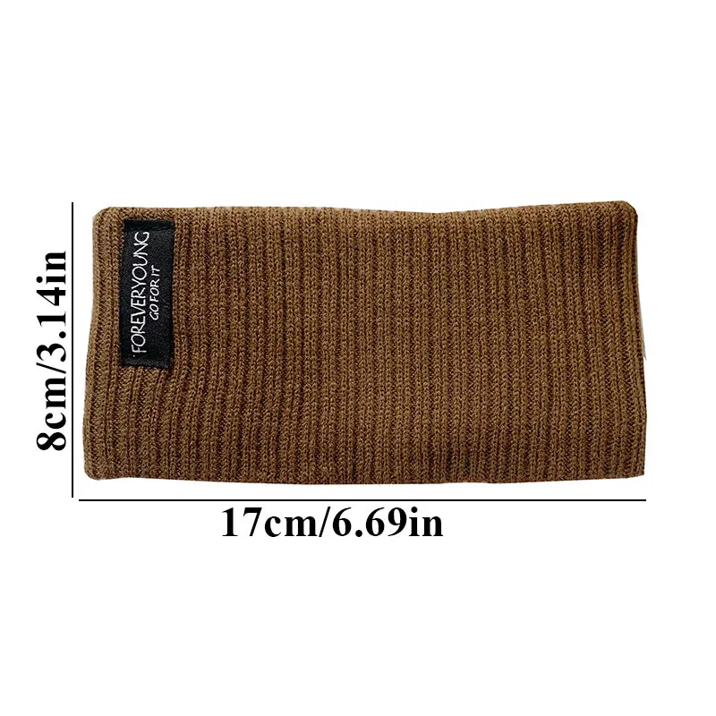 Top Trends: Fashion Knitted Wide-brimmed Headband Elastic Soild Color Turban Headwrap Autumn Winter Girls Women Hair Bands Hair Accessories Shoppable Styles - Image 2