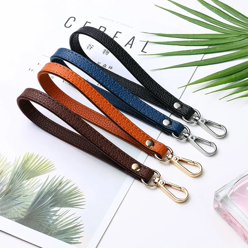 Top Trends: Wallet Strap Belt Portable Replaceable PU Leather Handbag Metal Bag Wrist Strap Fashion Waterproof Purse Solid Color Key Belt Shoppable Styles