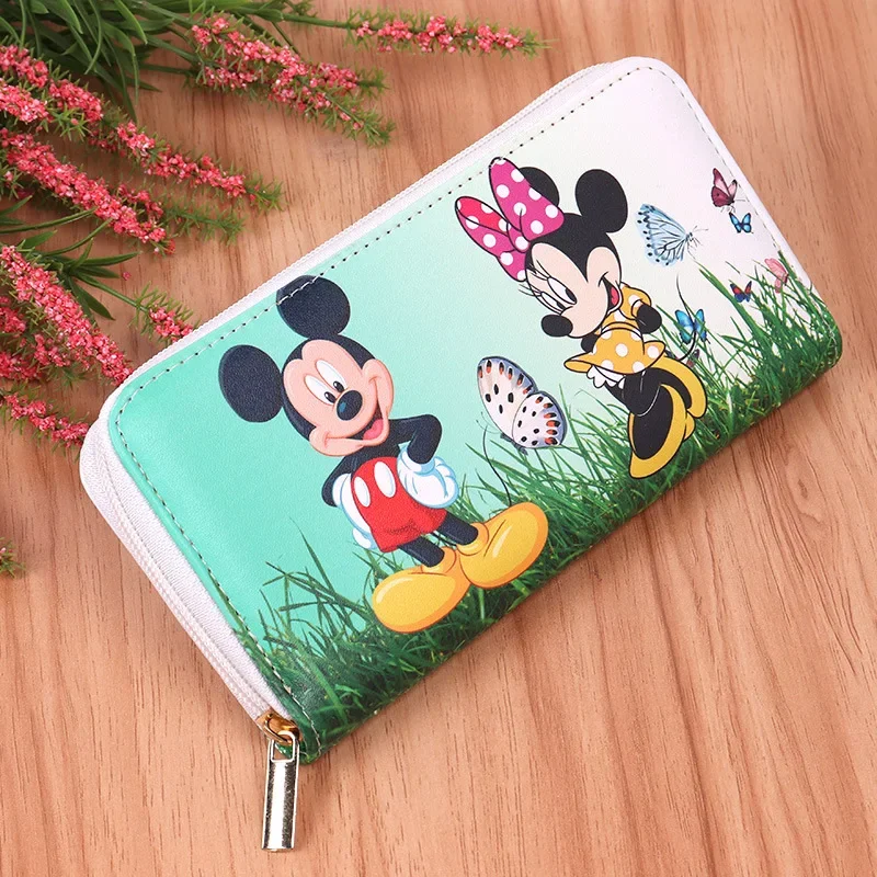 Top Trends: Disney Fashion Women's Wallet Mickey Mouse Frozen Pu Long Print Cartoon Coin Purse Minnie Stitch Kawaii High Capacity Purse Gift Shoppable Styles - Image 2