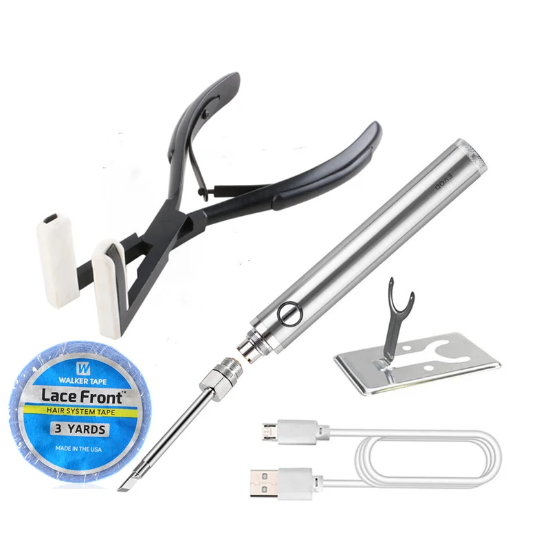 Top Trends: Tape In Hair Extensions Kit Stainless Steel Extensions Tape Sealing Deck Pliers Flat Soldering Tip Electric Tape Remover Shoppable Styles