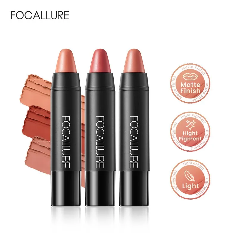 Top Trends: FOCALLURE 31 Colors Waterproof Matte Lipstick Shimmer Metal Moisturizing Long-lasting Lipbalm Lips Makeup Cosmetics For Women Shoppable Styles